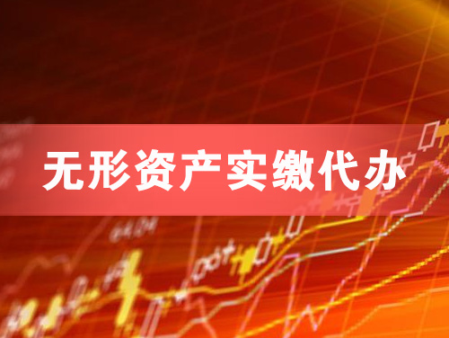 湘潭无形资产实缴资本代办